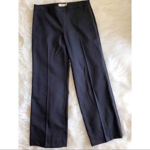 Tory Burch Pants Wide Leg Navy Tuxedo Trouser Wool